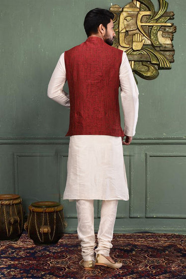 Gorgeous Fancy Fabric Reception Wear Readymade Men Jacket