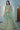 Exclusive Organza Fabric Embroidered Reception Wear Designer Lehenga Choli In Sea Green Color