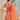Exclusive Printed Work On Orange Color Lehenga In Chinon Fabric