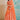 Exclusive Printed Work On Orange Color Lehenga In Chinon Fabric