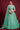 Radiant Sea Green Georgette Lehenga with Zarkan Work
