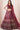 Burgundy Color Net Fabric Wedding Wear Awesome Lehenga