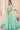 Embroidered Wedding Wear Lehenga Choli In Sea Green Color Georgette Fabric