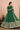 Dark Green Color Function Wear Embroidered Net Fabric Designer Anarkali Suit