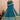 Net Fabric Party Wear Teal Color Embroidered Designer Anarkali Suit