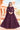 Fascinating Wine Color Party Look Net Anarkali Suit