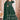 Georgette Fabric Function Wear Fancy Embroidered Floor Length Anarkali Salwar Suit In Dark Green Color