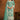 Organza Fabric Function Wear Sea Green Embroidered Designer Suit
