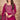 Art Silk Fabric Embroidered Function Wear Anarkali Salwar Suit In Rani Color