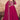 Art Silk Fabric Embroidered Function Wear Anarkali Salwar Suit In Rani Color