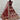 Thread Embroidered Velvet Beidal Lehenga In Radiant Maroon Color