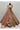 Net Fabric Delicate Embroidered Wedding Bridal Lehenga in Peach Color