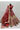 Elaborate Embroidered Work Velvet Fabric Bridal Lehenga in Red Color