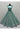 Awesome Embroidered Work On Net Fabric Cyan Color Bridal Lehenga Choli