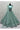 Awesome Embroidered Work On Net Fabric Cyan Color Bridal Lehenga Choli