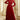 Fancy Fabric Party Style Designer Embroidered Readymade Gown In Red Color